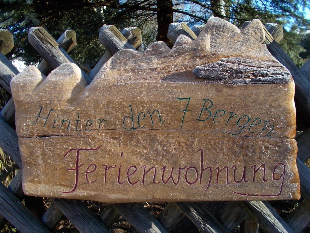 Ferienwohnung "Hinter Den Sieben Bergen" Schwarzenberg  Buitenkant foto